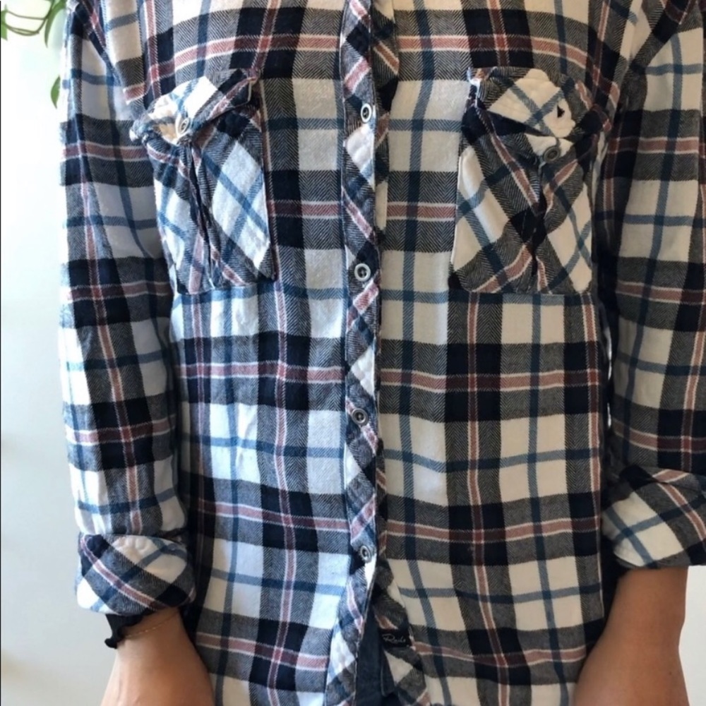 Rails Flannel Button Down Shirt - image 5